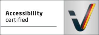 Certification "Accessibility certified" logo