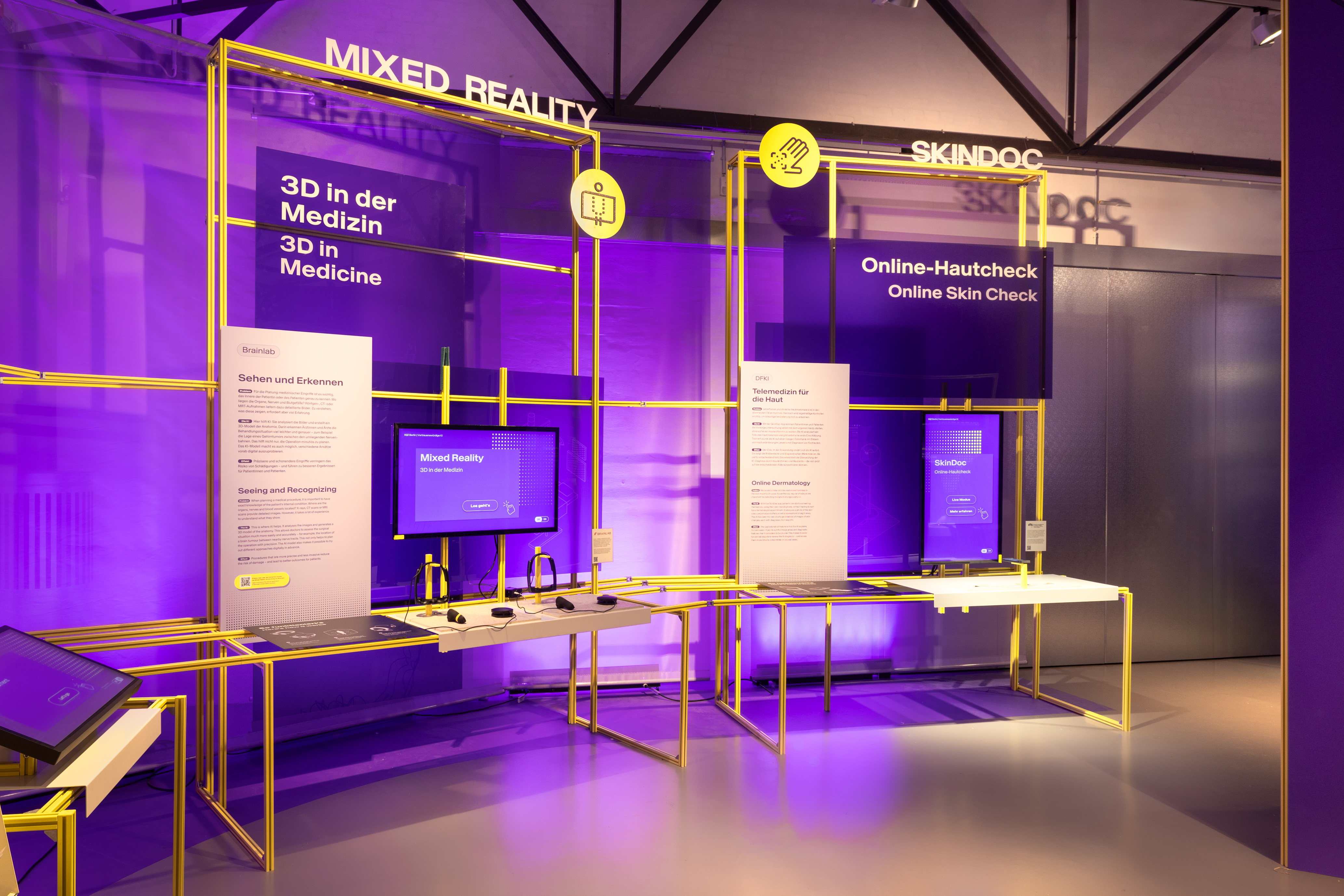 View of the AI exhibition at the German Museum of Technology