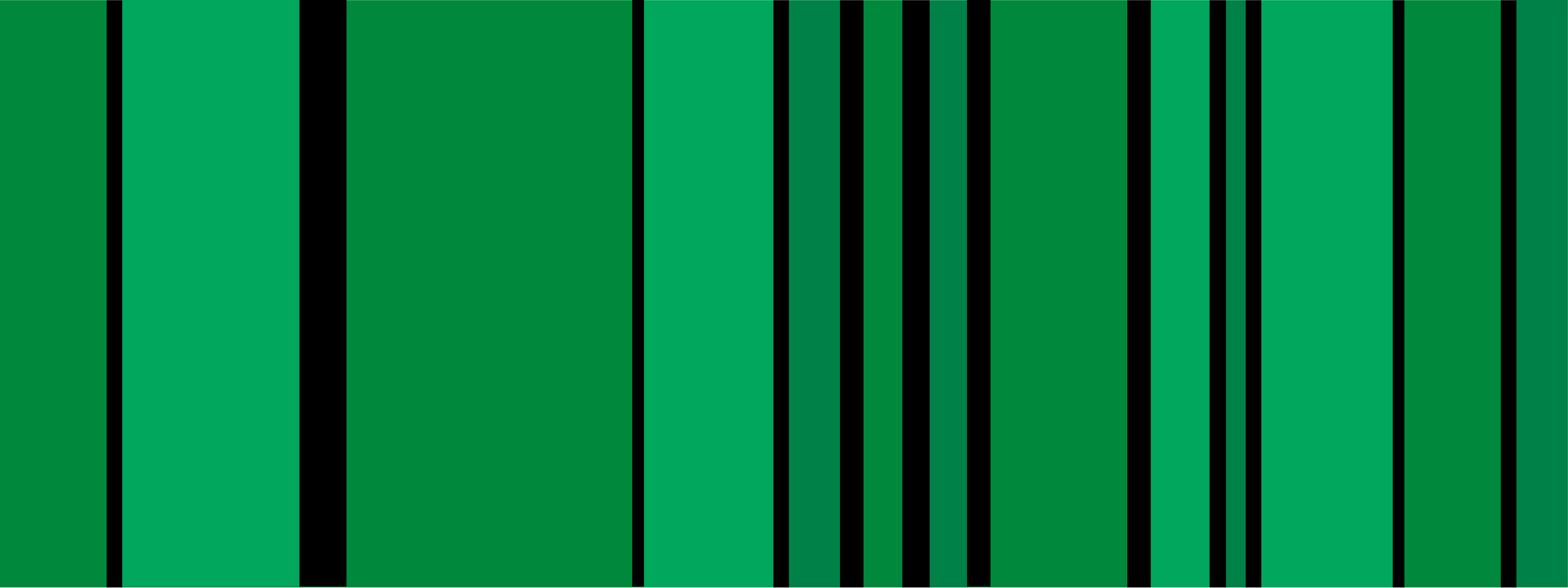 Vertical green and black stripes