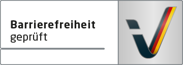 Logo "Barrierefreiheit geprüft" von Reisen für Alle